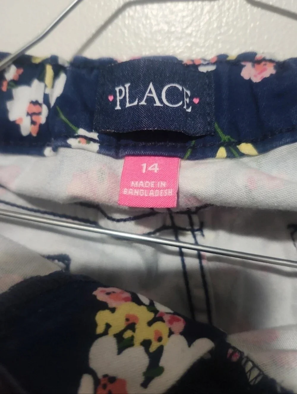 Children's Place Girls Flower Print Skinny Jeans